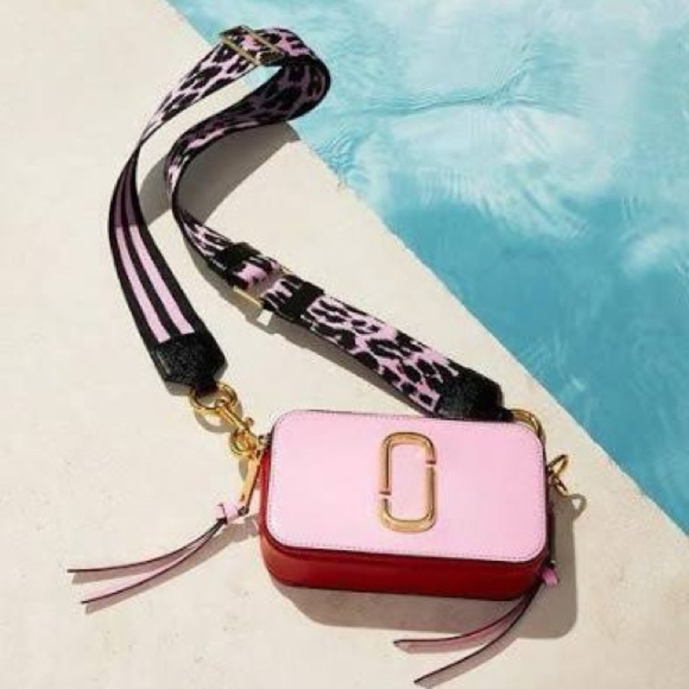 Marc Jacobs Two-Tone Pink and Red Crossbody Bag